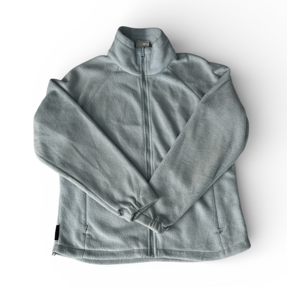 Columbia women’s Full Zip Fleece Jacket in Light Blue - SZ: Medium - Picture 8 of 8